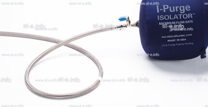 Односторонняя заглушка с трубкой и клапаном ISO 46" (1168 mm)  - st-e.info - Екатеринбург